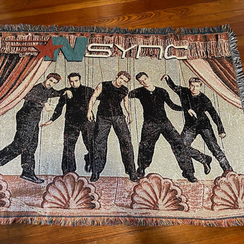 Vintage Nysnc The Nortwest Company Tapestry Blanket